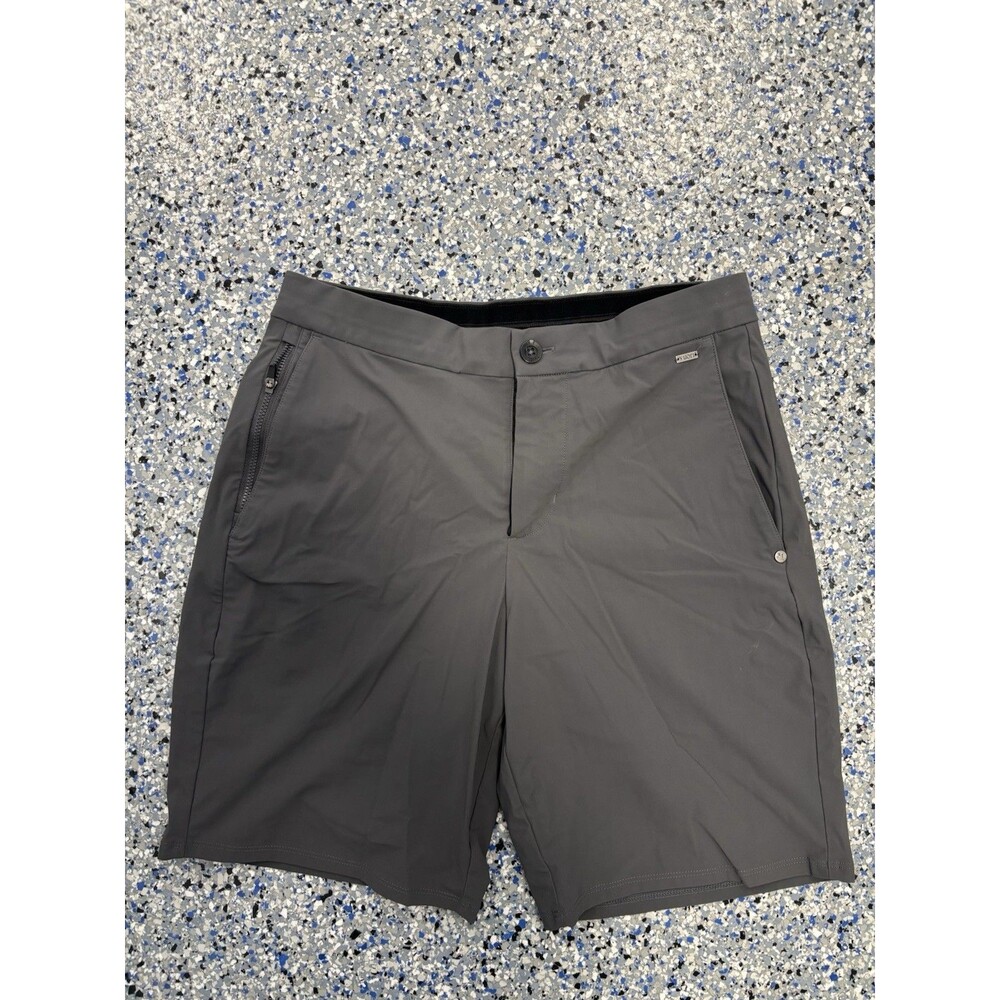 Charcoal Gray Vuori Fleet Shorts Tailored & Performance-focused Men's Size Small